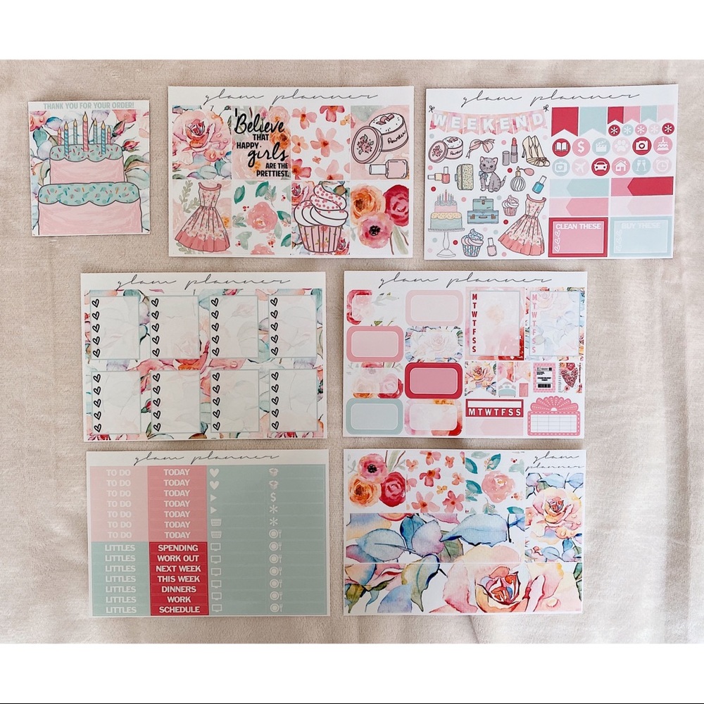Glam Planner Stickers by Elle Fowler ♡ “Birthday”